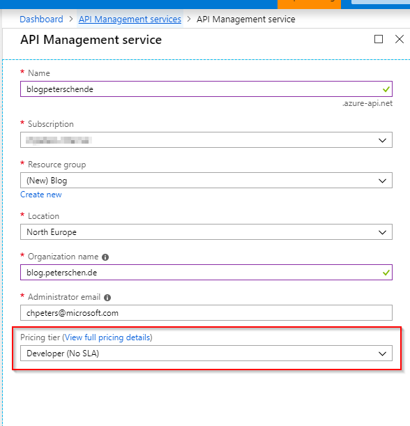 Deploy API Management