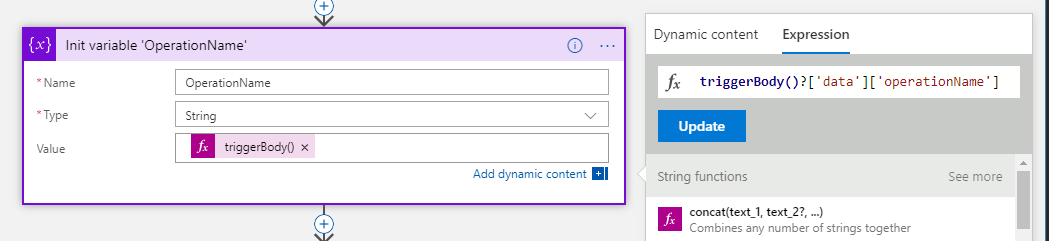 Variable initialization configuration