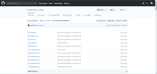 Azure Monitoring & Operations hackathon