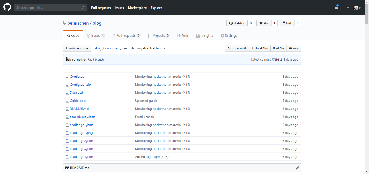 Azure Monitoring & Operations hackathon
