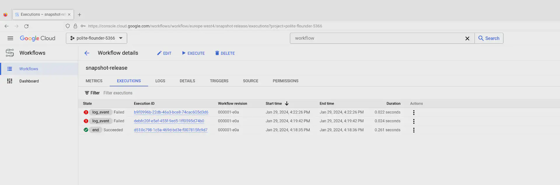 Call Cloud Workflow from Cloud Scheduler with Terraform