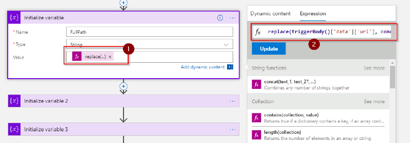 Variable initialization configuration