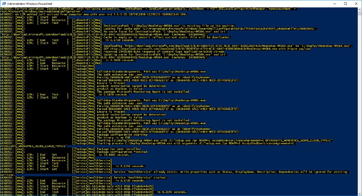 Use Azure Automation DSC to configure Log Analytics multi-homing